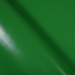 Тентовый материал ПВХ 450 гр/м2, Зелёный (Ширина 160см), на отрез  в Щекино, 450 г/м2, 799 руб