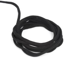 Шнур для одежды 4,5 мм, цвет Чёрный (на отрез)  в Щекино