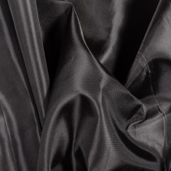 Ткань подкладочная Таффета 190Т, цвет Черный (на отрез)  в Щекино