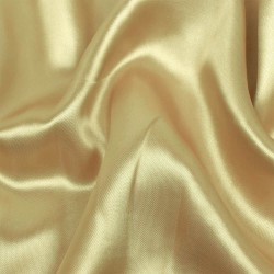 Ткань Атлас-сатин ЛЮКС, цвет Золотой (на отрез)  в Щекино