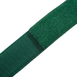 Контактная лента 40мм (38мм)  Зелёный (велькро-липучка, на отрез)  в Щекино