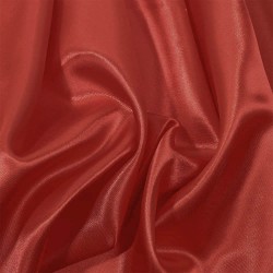 Ткань Атлас-сатин, цвет Красный (на отрез)  в Щекино