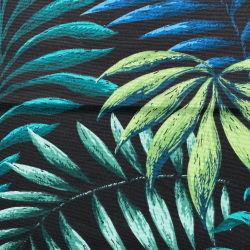 Интерьерная ткань Дак (DUCK), принт &quot;Тропические листья&quot; (на отрез)  в Щекино