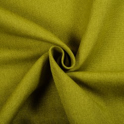 Ткань Рогожка (мебельная), цвет Зелёный (на отрез)  в Щекино