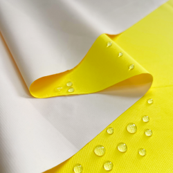 Водонепроницаемая Дышащая Мембранная ткань PU 10'000, цвет Жёлтый (на отрез)  в Щекино