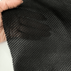 Сетка 3D трехслойная Air mesh 165 гр/м2, цвет Черный   в Щекино