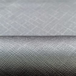 Ткань Блэкаут для штор светозатемняющая 100% &quot;Орнамент Серый&quot; (на отрез)  в Щекино