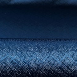 Ткань Блэкаут для штор светозатемняющая 100% &quot;Орнамент Синий&quot; (на отрез)  в Щекино